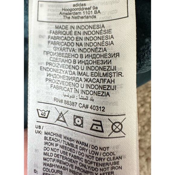 Adidas Adicolor Essentials Fleece Hoodie Arctic Night Youth 13/14 Large - Picture 6 of 7